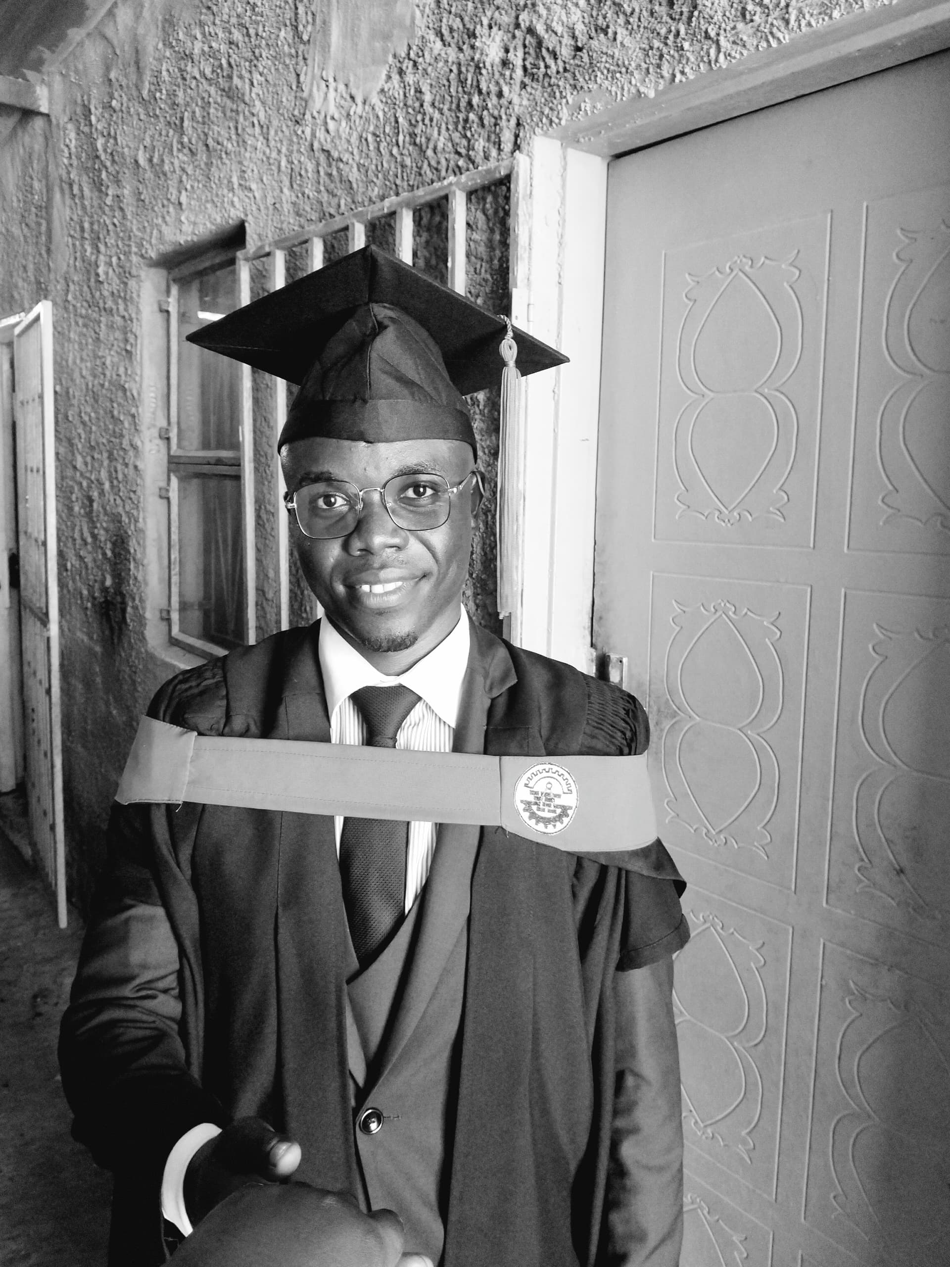 Tsenaye Namushinga at his 2026 University of Namibia graduation