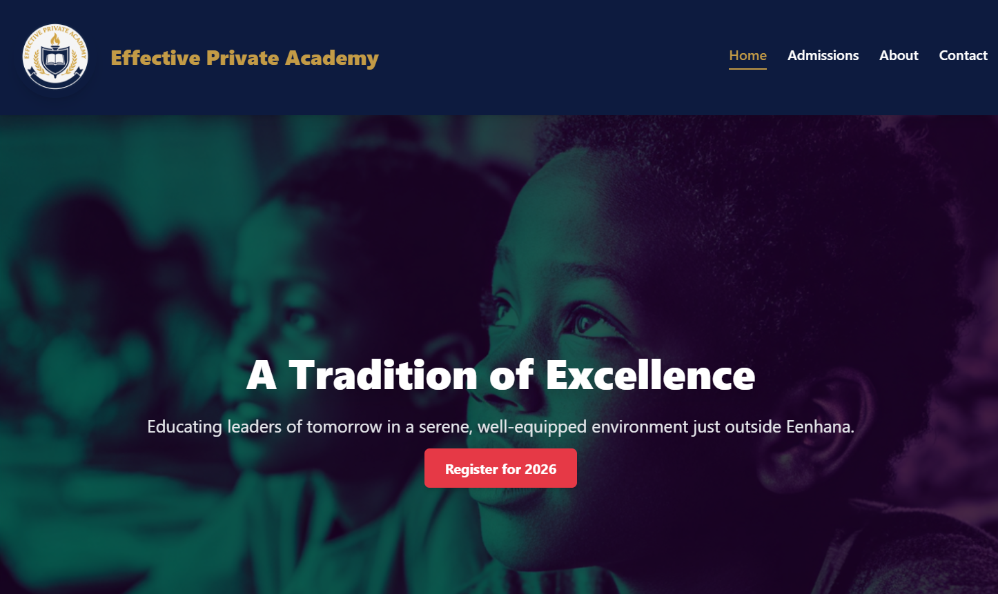 Effective Private Academy project preview